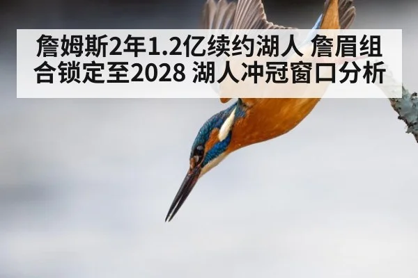 詹姆斯2年1.2亿续约湖人 詹眉组合锁定至2028 湖人冲冠窗口分析